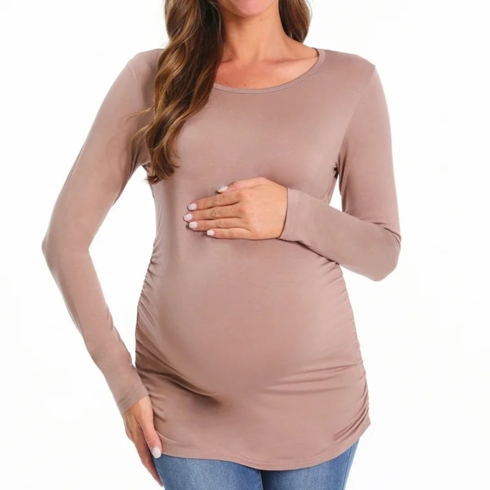 Bearsland Ruched Maternity Top
